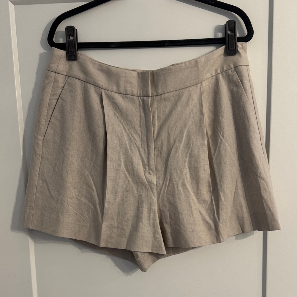 Express Women's High Waist Tan Shorts